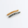 2 Printed Hair Barrettes 2 Printed Hair Barrettes