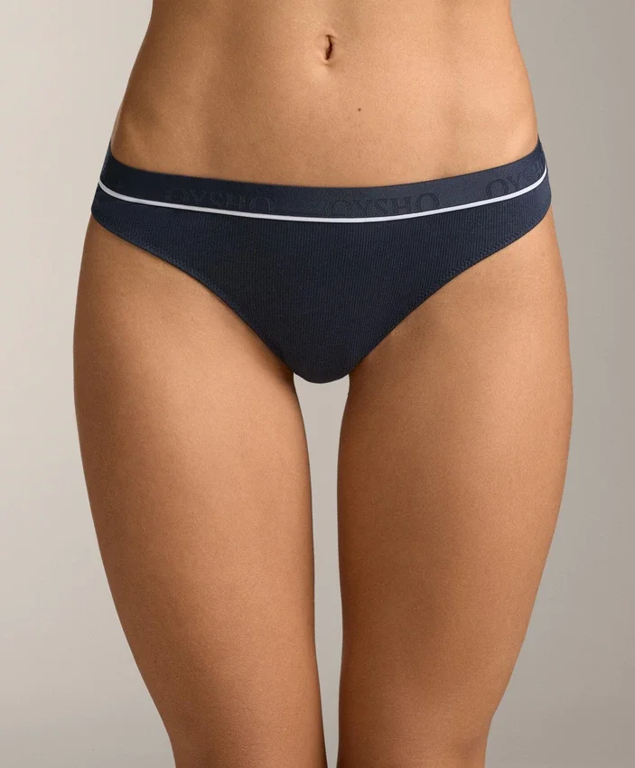 3 Cotton Blend Rib Brazilian Briefs 3 Cotton Blend Rib Brazilian Briefs