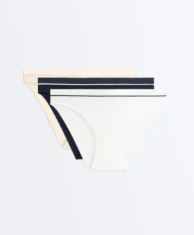 3 Cotton Blend Rib Classic Briefs