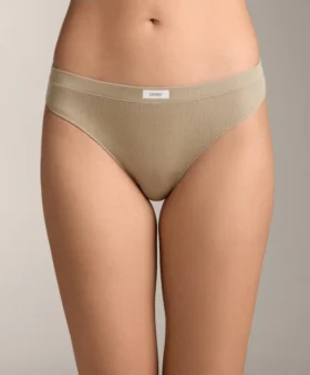3 Cotton Blend Rib Classic Briefs with Logo