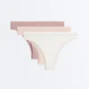 3 Cotton Rib Brazilian Briefs 3 Cotton Rib Brazilian Briefs