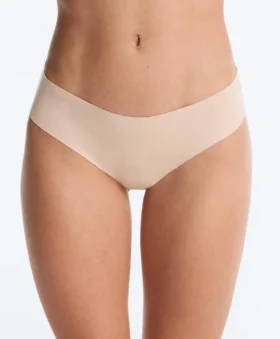 3 Invisible Cotton Blend Brazilian Briefs
