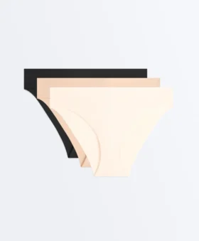 3 Invisible Cotton Blend Classic Briefs