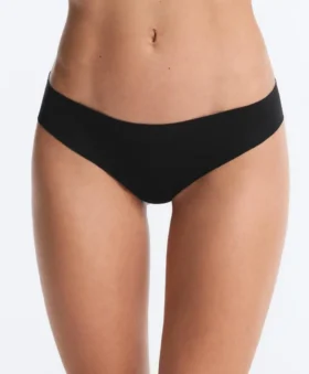 3 Invisible Cotton Blend Thongs