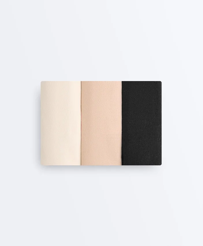 3 Invisible Cotton Blend Classic Briefs 3 Invisible Cotton Blend Classic Briefs