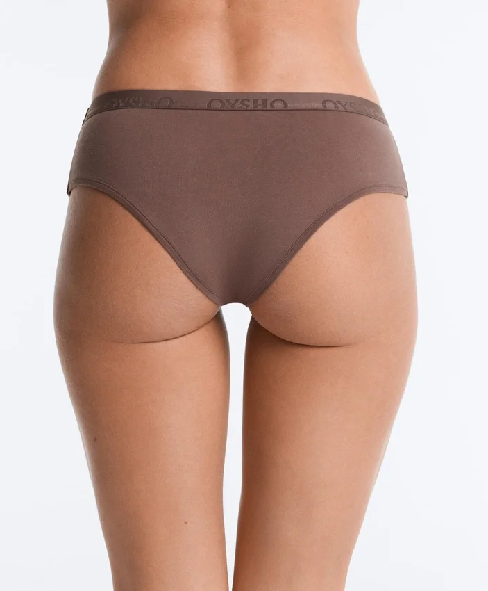 3 Logo Cotton Blend Hipster Briefs 3 Logo Cotton Blend Hipster Briefs