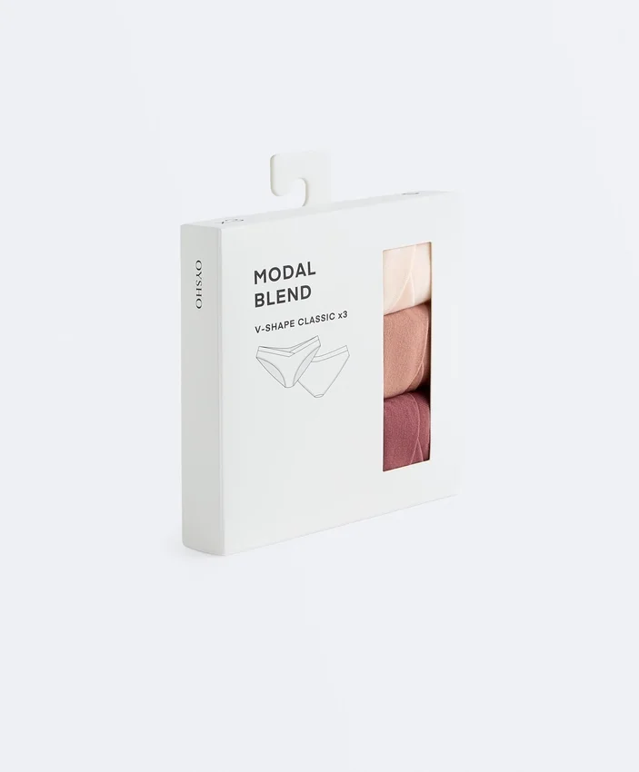 3 Modal-Blend V-Cut Classic Briefs 3 Modal-Blend V-Cut Classic Briefs