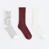 3 Pairs of Cotton Blend Classic Socks 3 Pairs of Cotton Blend Classic Socks