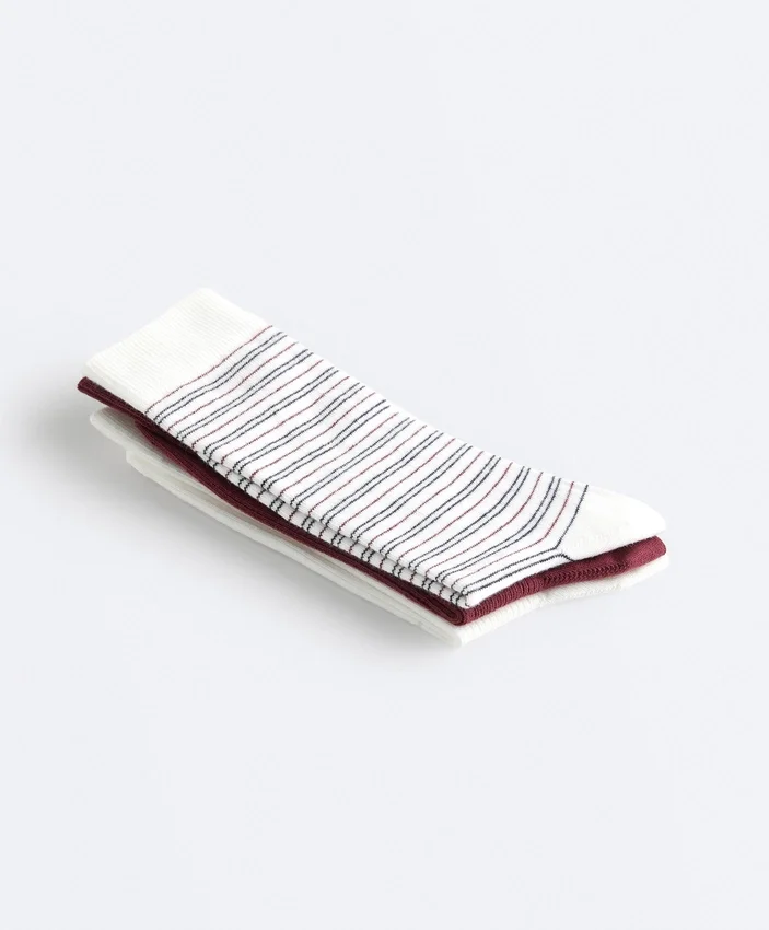 3 Pairs of Cotton Blend Classic Socks 3 Pairs of Cotton Blend Classic Socks