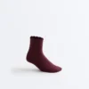 3 Pairs of Cotton Blend Quarter Socks with Curled Edge 3 Pairs of Cotton Blend Quarter Socks with Curled Edge