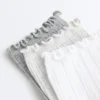 3 Pairs of Cotton Blend Quarter Socks with Curled Edge 3 Pairs of Cotton Blend Quarter Socks with Curled Edge