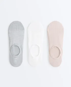 3 Pairs of High-Cut Invisible Polyamide Blend Sports Socks