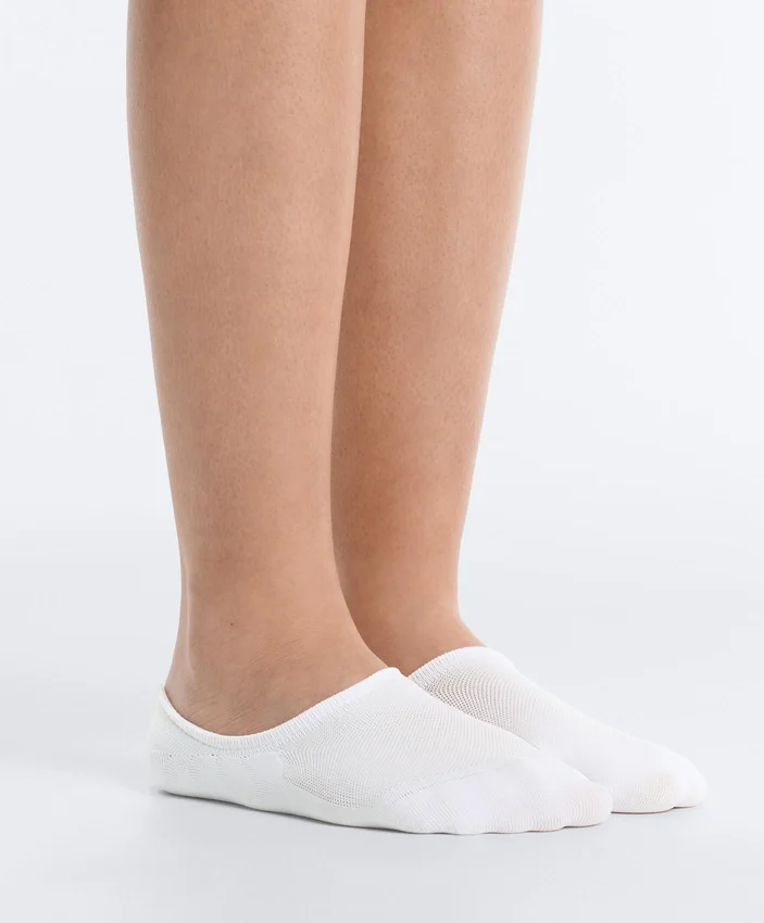 3 Pairs of High-Cut Invisible Polyamide Blend Sports Socks 3 Pairs of High-Cut Invisible Polyamide Blend Sports Socks