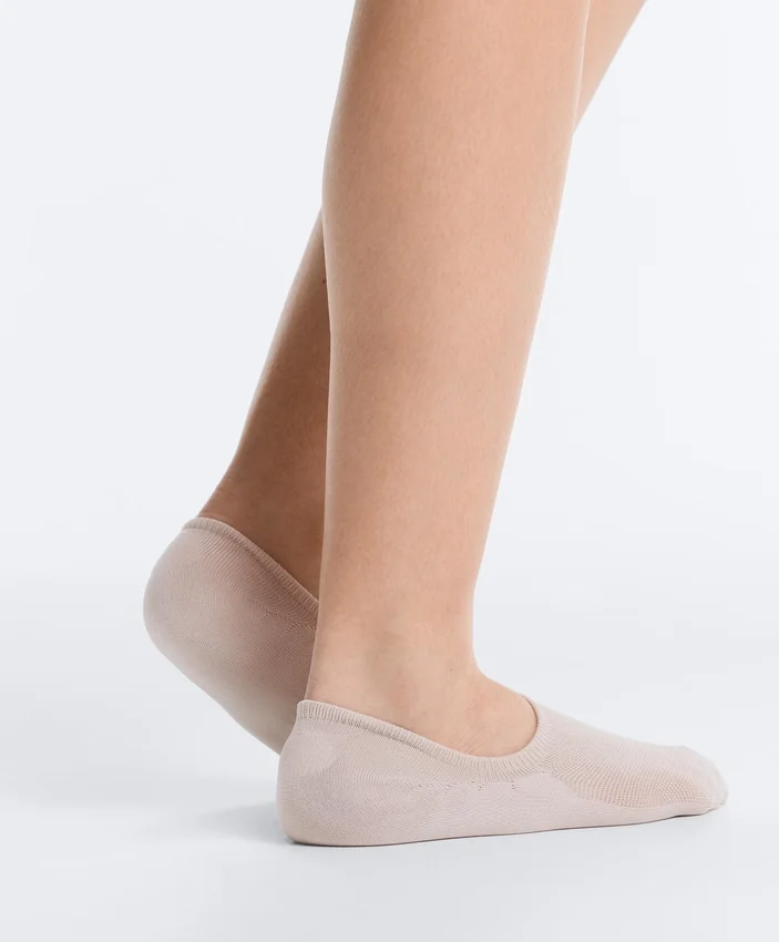 3 Pairs of High-Cut Invisible Polyamide Blend Sports Socks 3 Pairs of High-Cut Invisible Polyamide Blend Sports Socks