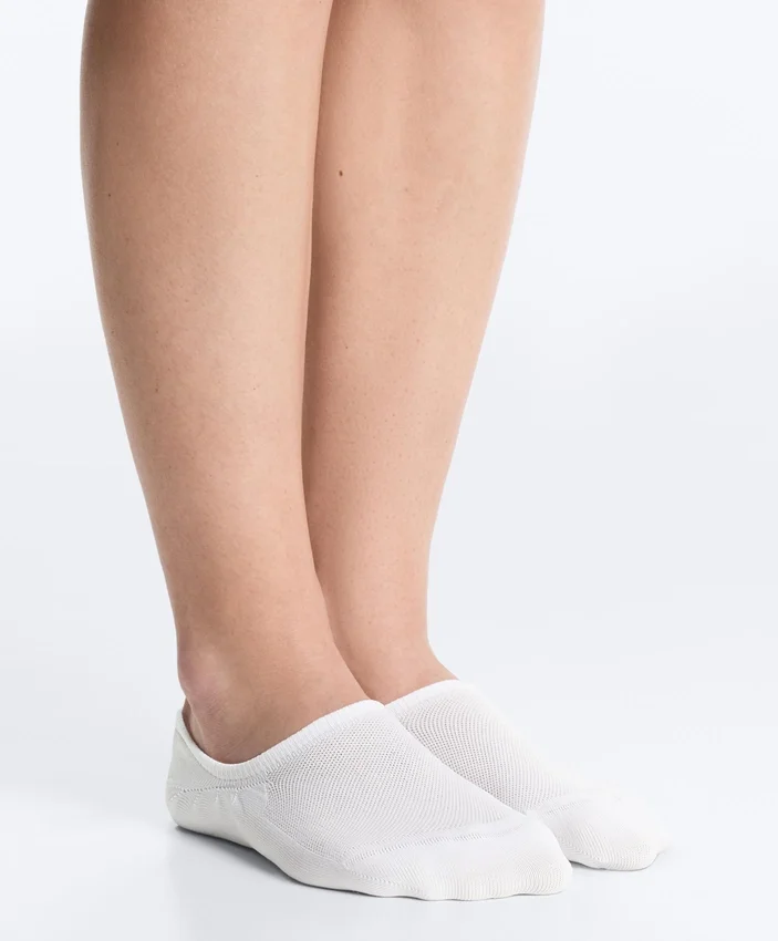 3 Pairs of High-Cut Invisible Polyamide Blend Sports Trainer Socks 3 Pairs of High-Cut Invisible Polyamide Blend Sports Trainer Socks