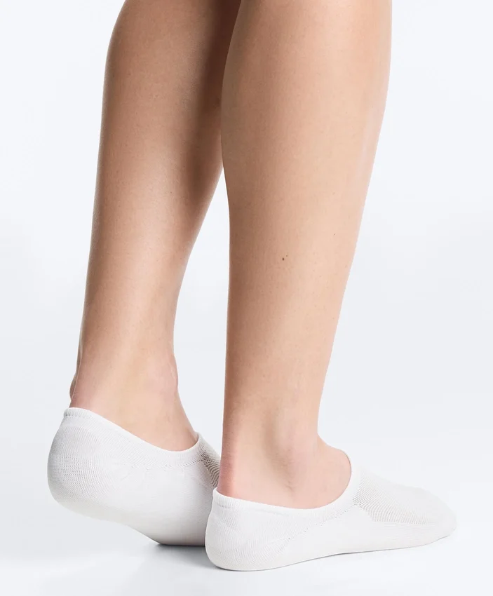 3 Pairs of High-Cut Invisible Polyamide Blend Sports Trainer Socks 3 Pairs of High-Cut Invisible Polyamide Blend Sports Trainer Socks