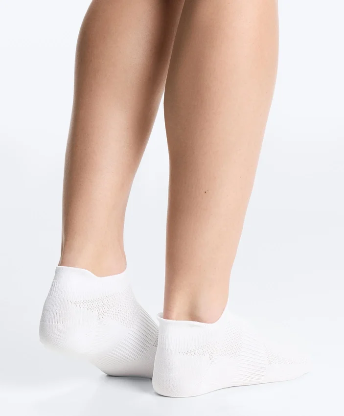 3 Pairs of Polyamide Blend Sneaker Socks with Heel Tab 3 Pairs of Polyamide Blend Sneaker Socks with Heel Tab