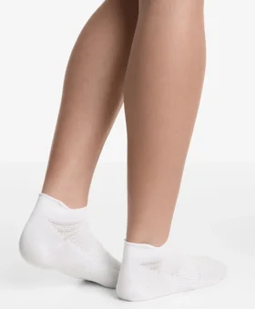 3 Pairs of Polyamide Blend Sports Sneaker Socks with Heel Tab