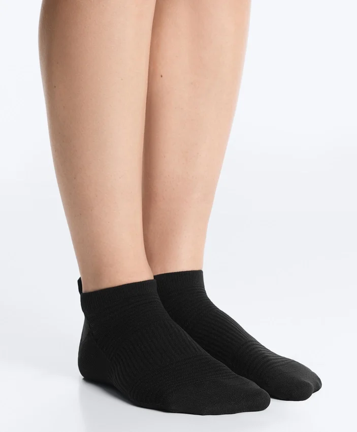 3 Pairs of Polyamide Blend Sports Sneaker Socks with Heel Tab 3 Pairs of Polyamide Blend Sports Sneaker Socks with Heel Tab
