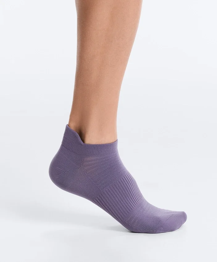 3 Pairs of Polyamide Blend Sports Sneaker Socks with Heel Tab 3 Pairs of Polyamide Blend Sports Sneaker Socks with Heel Tab