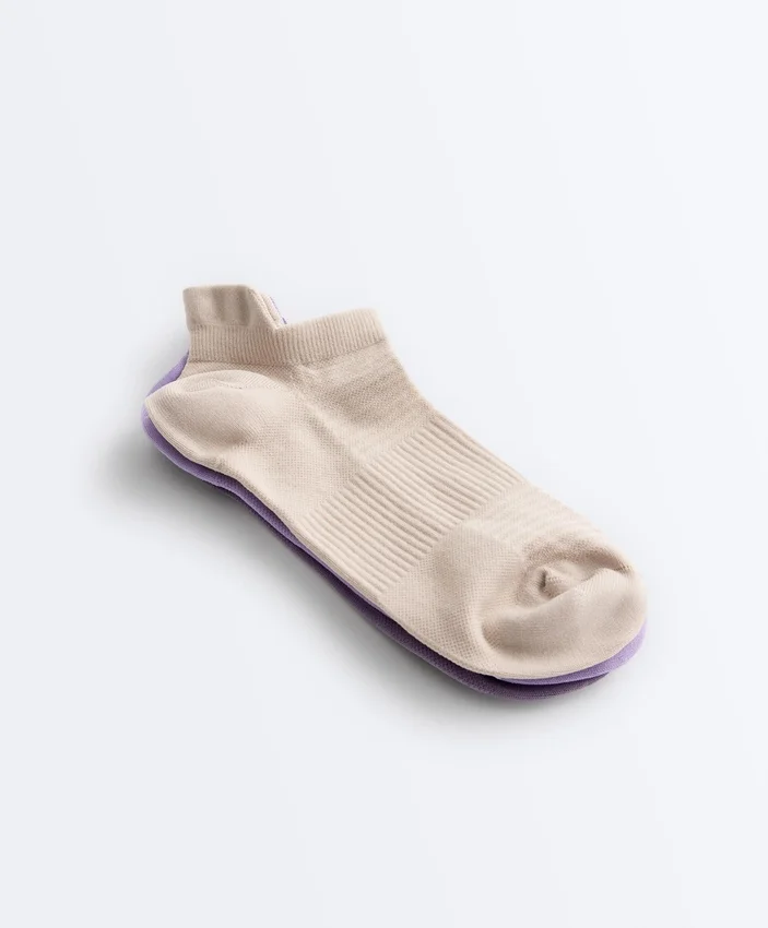 3 Pairs of Polyamide Blend Sports Sneaker Socks with Heel Tab 3 Pairs of Polyamide Blend Sports Sneaker Socks with Heel Tab
