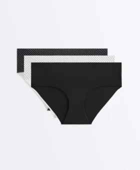 3 Polyamide Blend Invisible Hipster Briefs