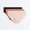 3 Polyamide Blend Logo Hipster Briefs