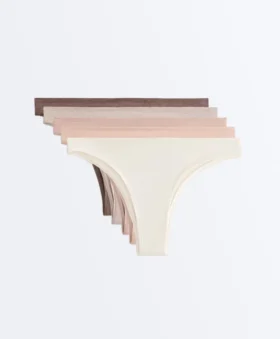 5 Cotton Blend Brazilian Briefs