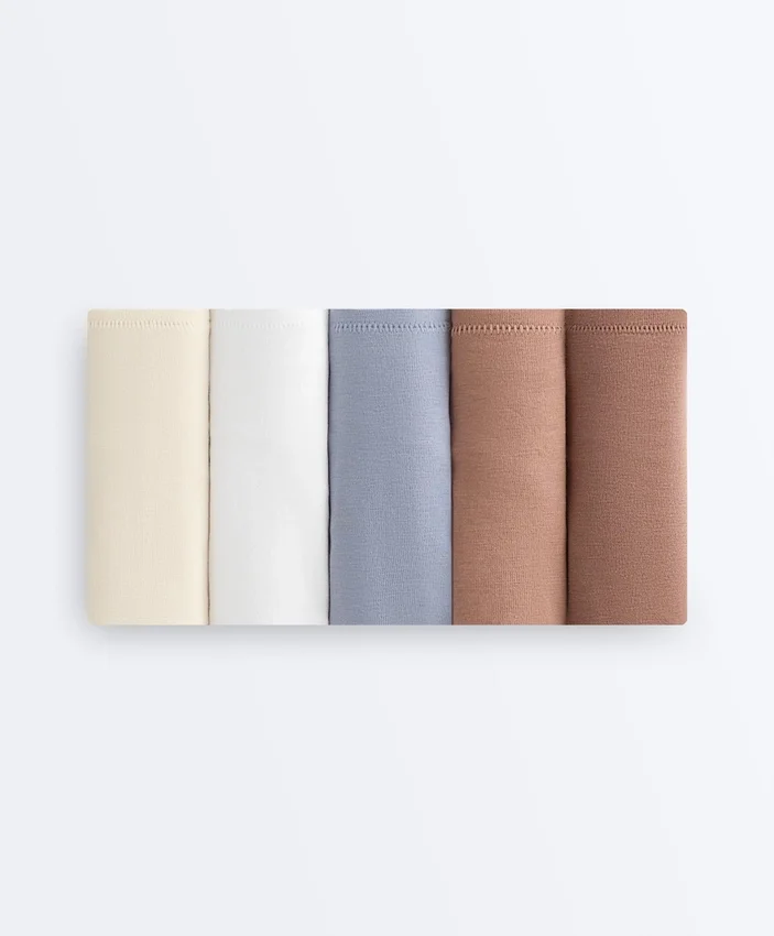 5 Cotton Blend Brazilian Briefs 5 Cotton Blend Brazilian Briefs