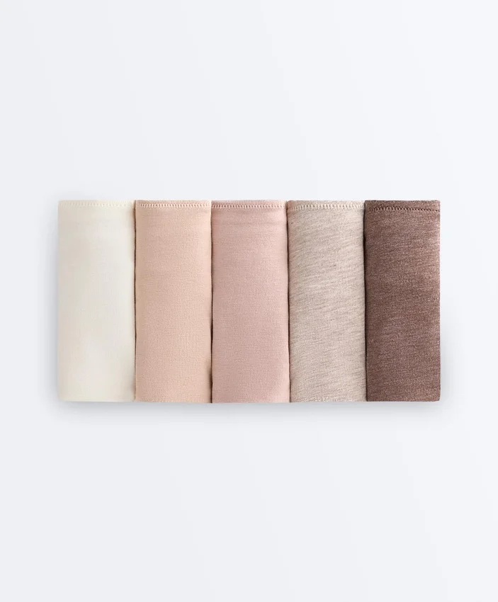 5 Cotton Blend Brazilian Briefs 5 Cotton Blend Brazilian Briefs