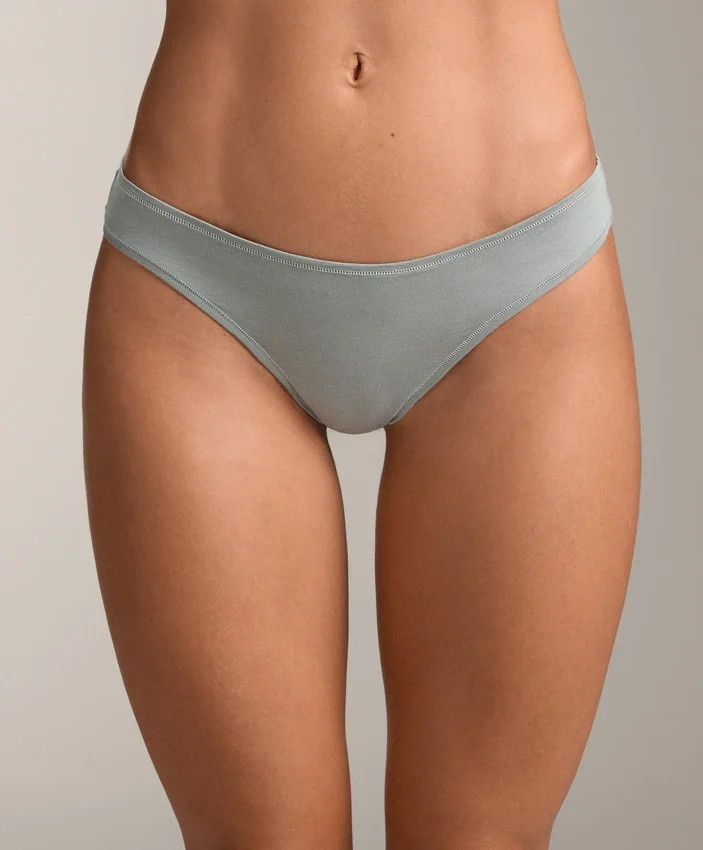 5 Cotton Blend Thongs 5 Cotton Blend Thongs