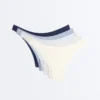 5 Cotton Rib U-Cut Brazilian Briefs 5 Cotton Rib U-Cut Brazilian Briefs