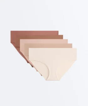 5 Invisible Polyamide Blend Pantone™ Hipster Briefs