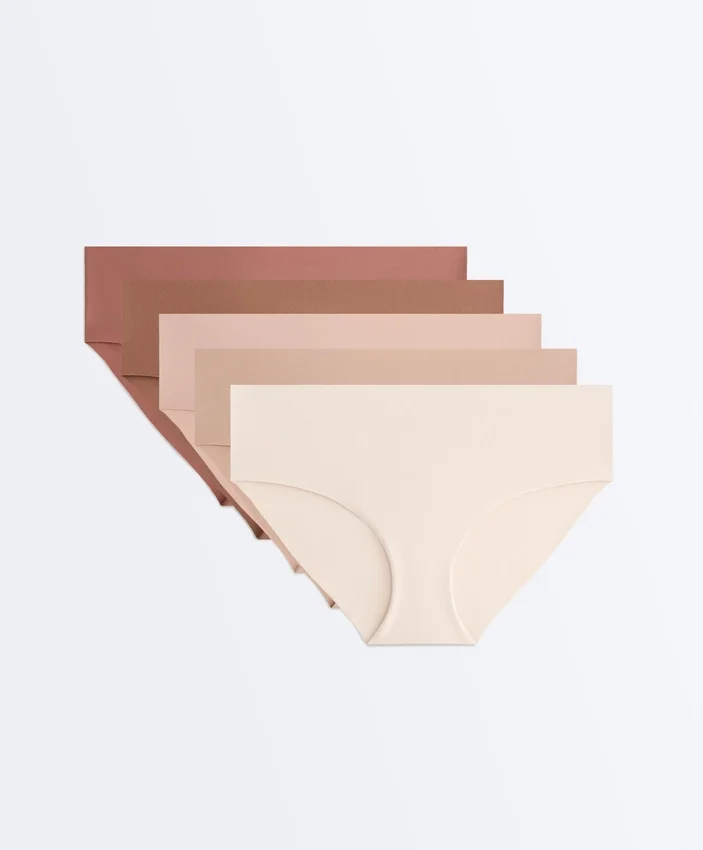 5 Invisible Polyamide Blend Pantone™ Hipster Briefs 5 Invisible Polyamide Blend Pantone™ Hipster Briefs