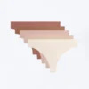 5 Invisible Polyamide Blend Pantone™ Thongs 5 Invisible Polyamide Blend Pantone™ Thongs