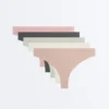 5 Laser-Cut Polyamide Blend Rib Thongs 5 Laser-Cut Polyamide Blend Rib Thongs