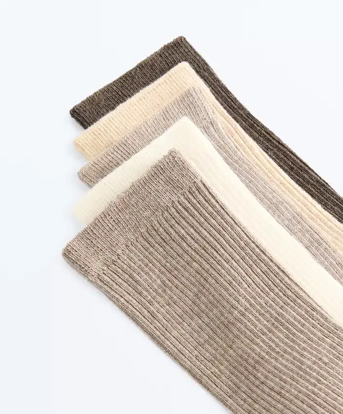 5 Pairs of Classic Socks with Cotton 5 Pairs of Classic Socks with Cotton