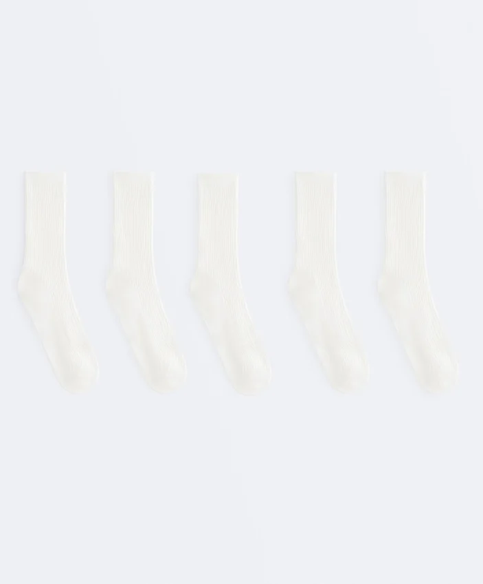 5 Pairs of Cotton Blend Classic Socks 5 Pairs of Cotton Blend Classic Socks