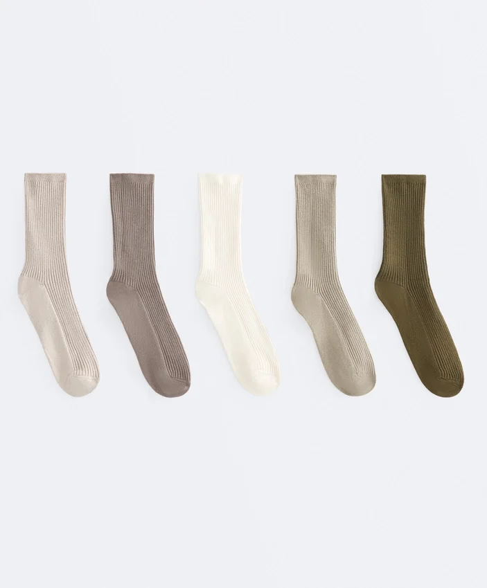 5 Pairs of Cotton Blend Classic Socks 5 Pairs of Cotton Blend Classic Socks