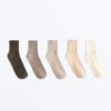5 Pairs of Quarter Socks with Cotton 5 Pairs of Quarter Socks with Cotton