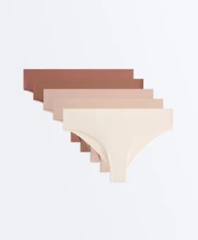 5 Pantone™ Invisible Polyamide Blend Brazilian Briefs