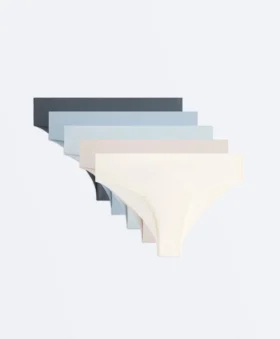 5 Polyamide Blend Laser Cut Brazilian Briefs