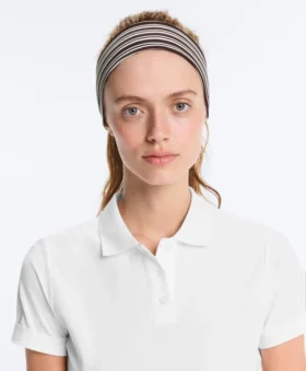 6 Cm Striped Sports Headband