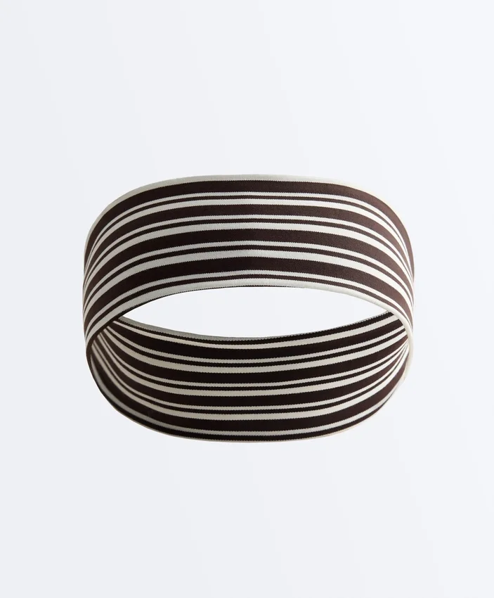 6 Cm Striped Sports Headband 6 Cm Striped Sports Headband