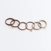 6 Oysho Plaque Hair Ties 6 Oysho Plaque Hair Ties