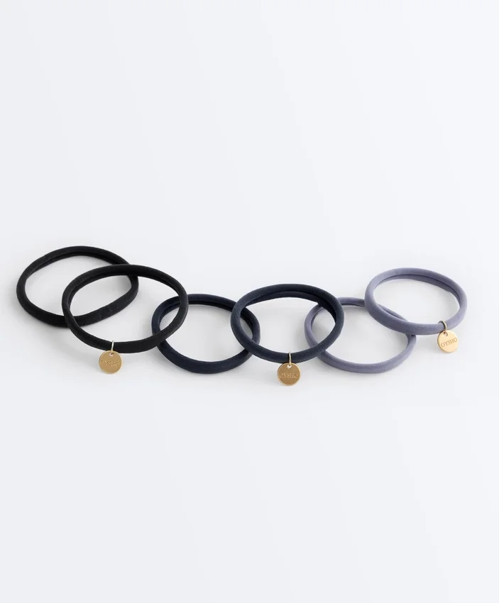 6 Oysho Plaque Hair Ties 6 Oysho Plaque Hair Ties