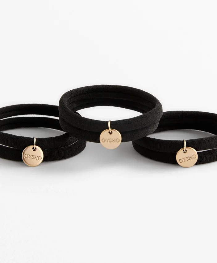 6 Oysho Plaque Hair Ties 6 Oysho Plaque Hair Ties