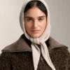 90% Wool 10% Cashmere Knit Bandana