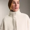 Adjustable Waist Faux-Shearling Jacket Adjustable Waist Faux-Shearling Jacket