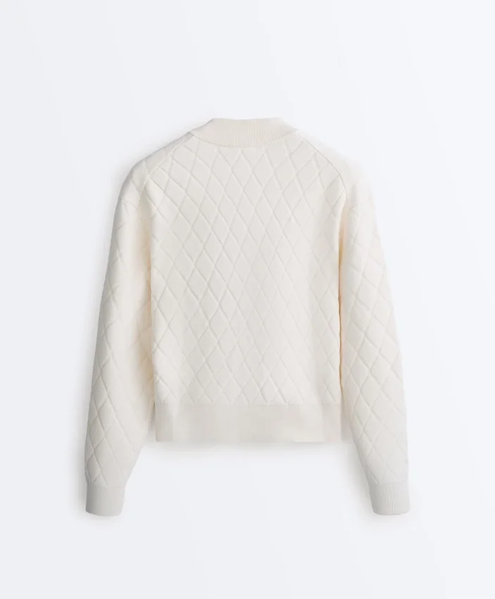 Argyle Knit Jacket Argyle Knit Jacket